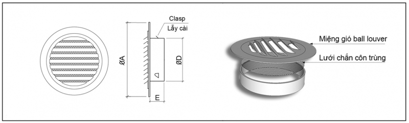 BALL LOUVER