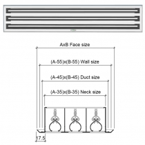 MIỆNG GIÓ KIỂU KHE HẸP