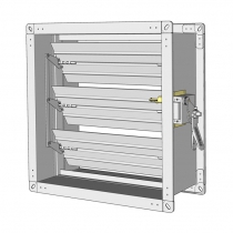VAN GIÓ ĐIỀU CHỈNH LƯU LƯỢNG - TAY GẠT + CẦU CHÌ / (S)-VCD+T