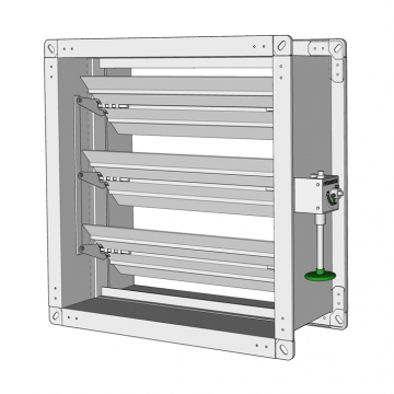 VAN GIÓ ĐIỀU CHỈNH LƯU LƯỢNG - TAY VẶN / (S)-VCD+V